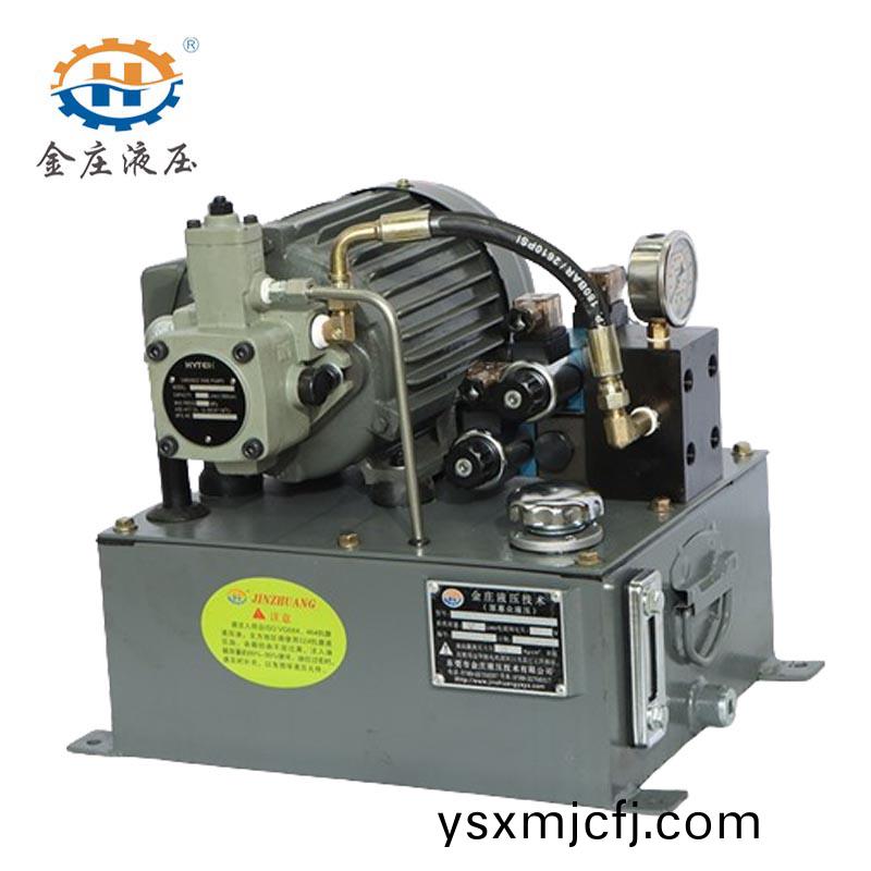 齣料(liao)一體(ti)式(shi)試(shi)驗機(ji)油站非標液壓係統(tong)